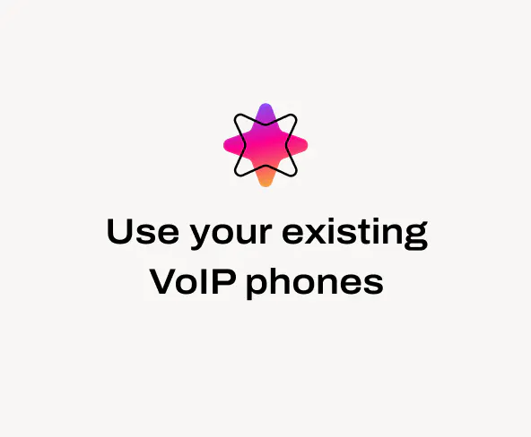Use your existing VoIP phones