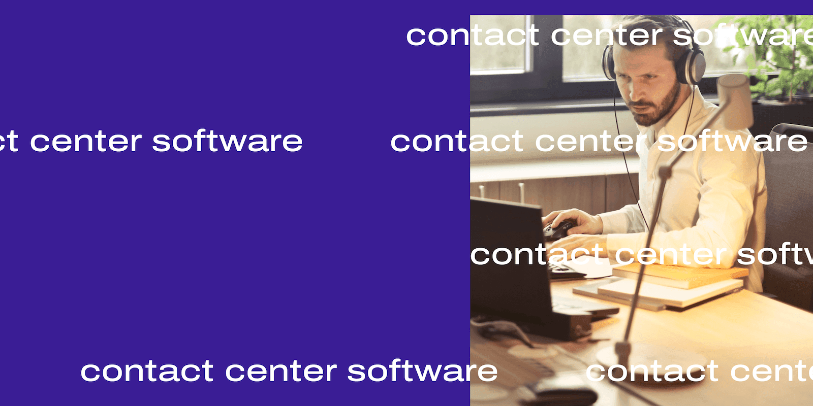 Contact center software Header