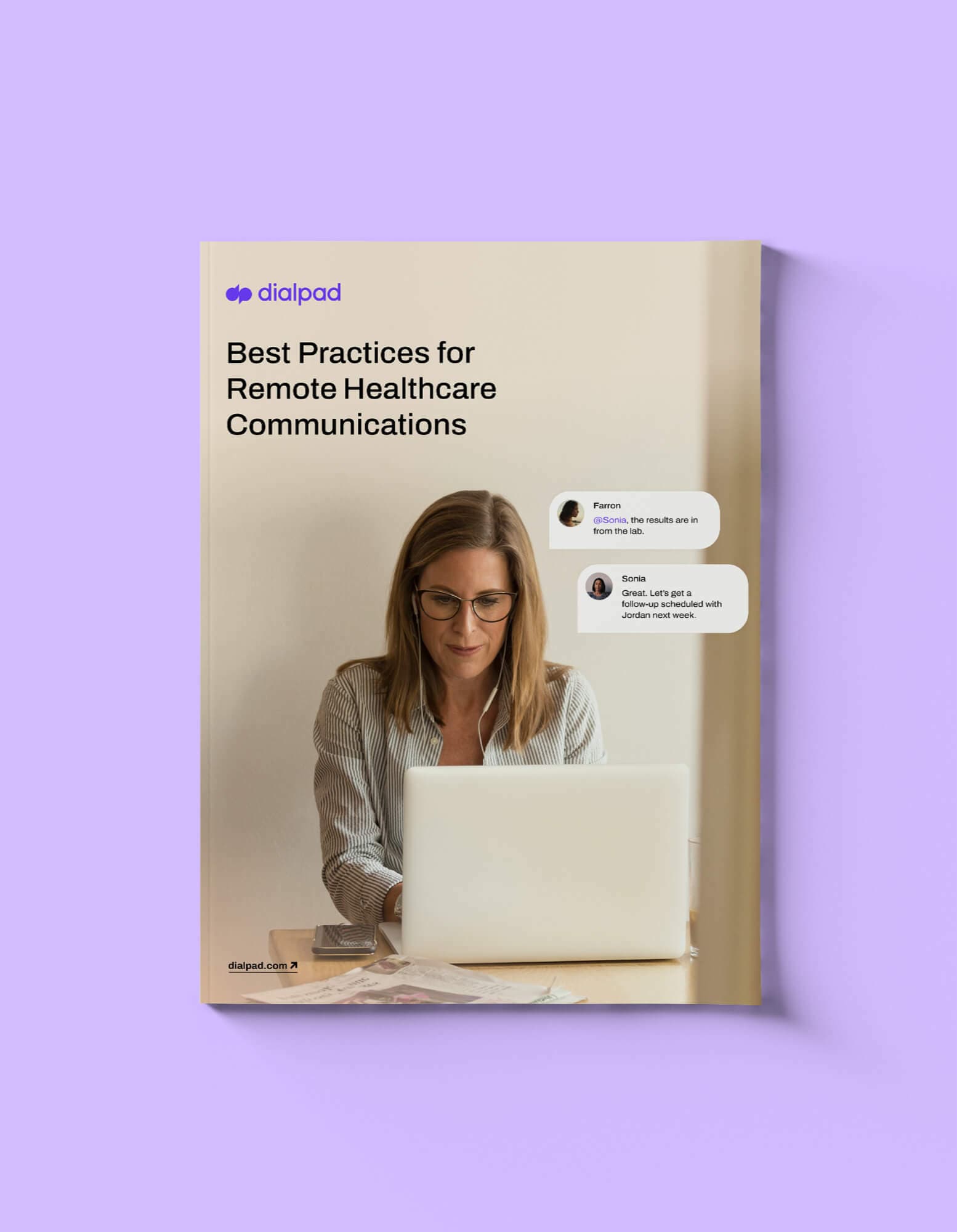 Best Practices for Remote Healthcare Communications ebook mock cover