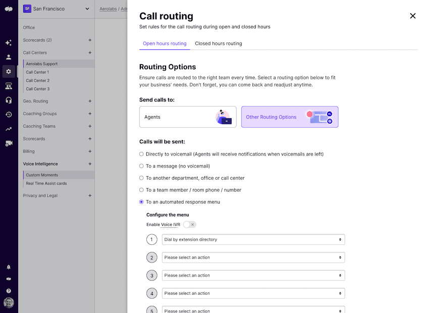 Call Routing Options in dialpad blog size