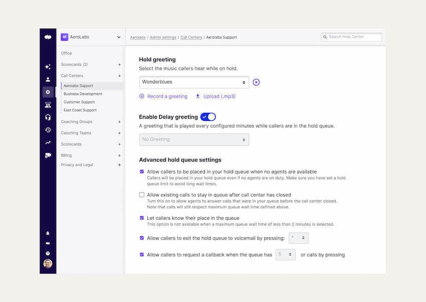 Enabling In Queue Callback single card blog size