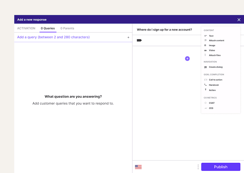 Creating a chatbot flow in dialpad self service blog size