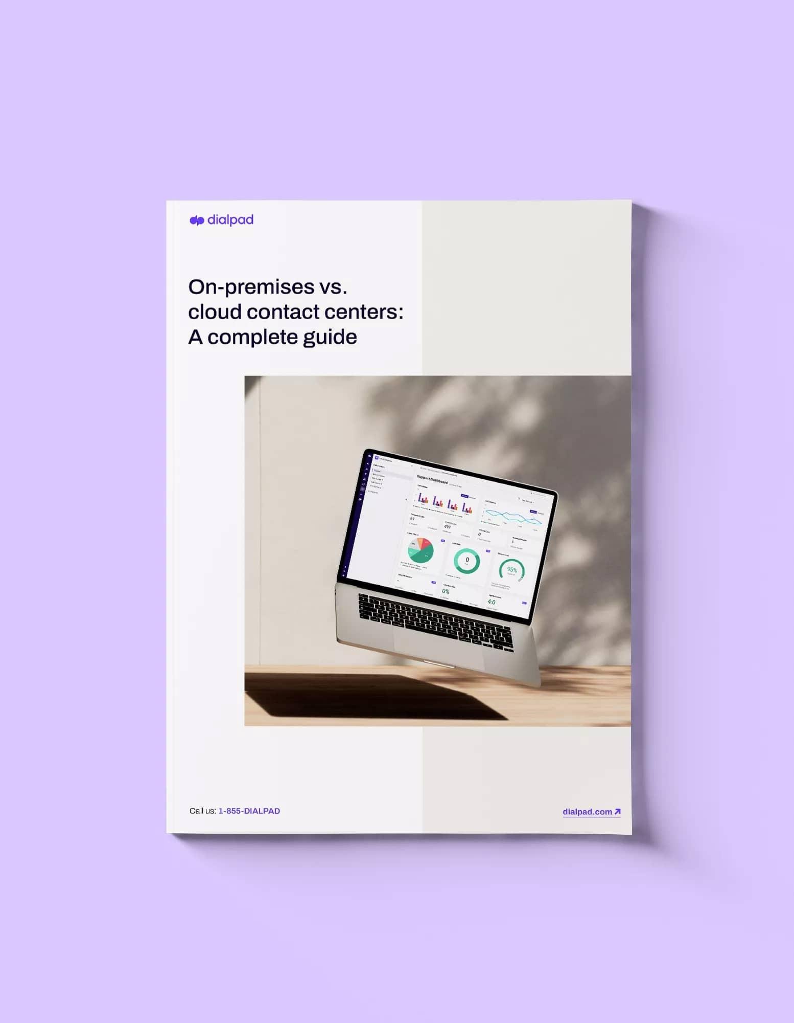 On-premises vs. Cloud Contact Centers: A Complete Guide hero image