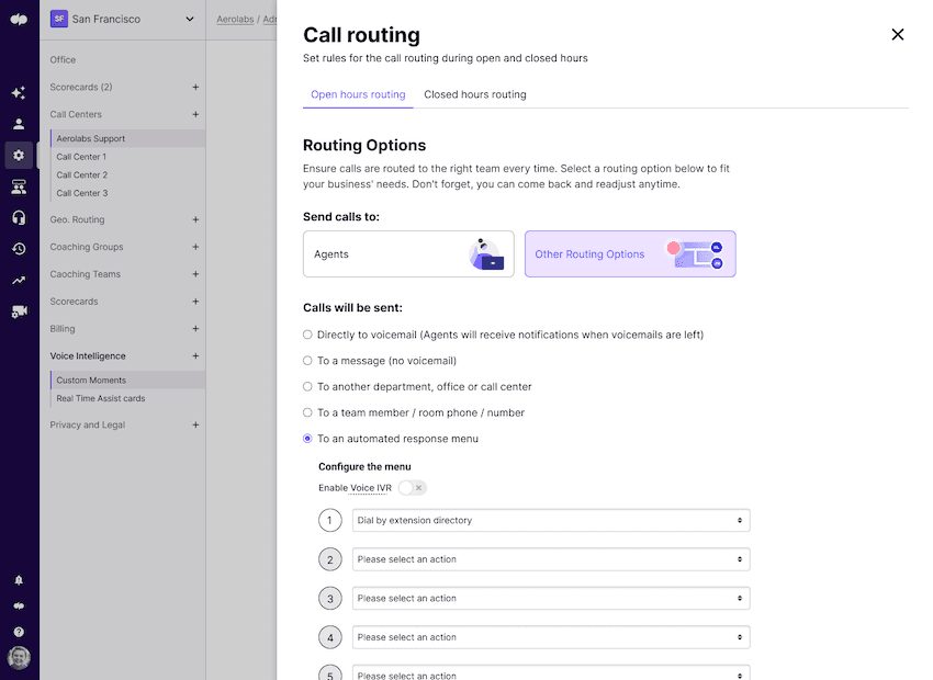 Call Routing Options in dialpad blog size