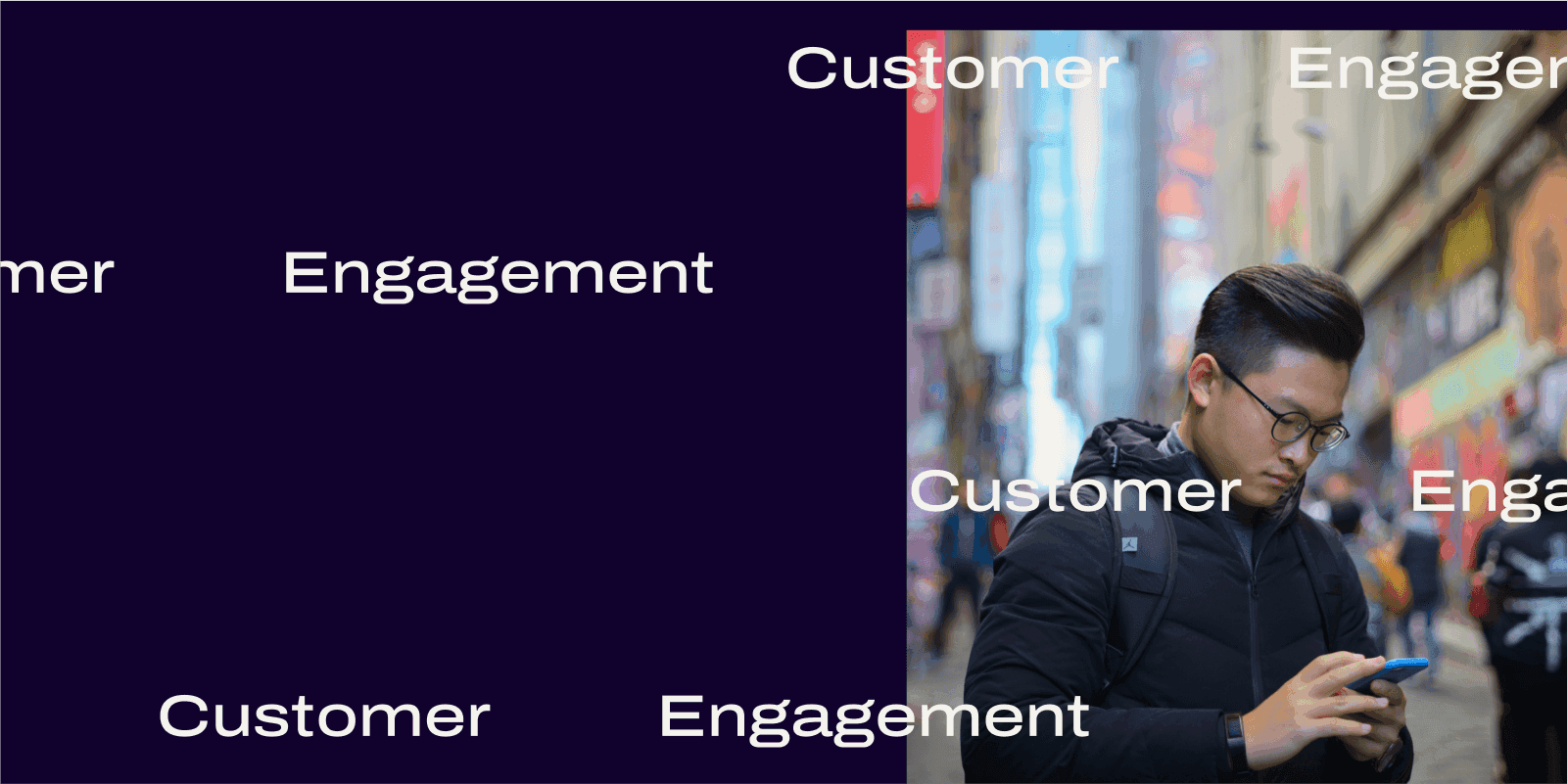 Customer engagement software Header