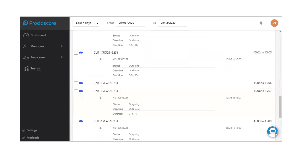 Prodoscore app