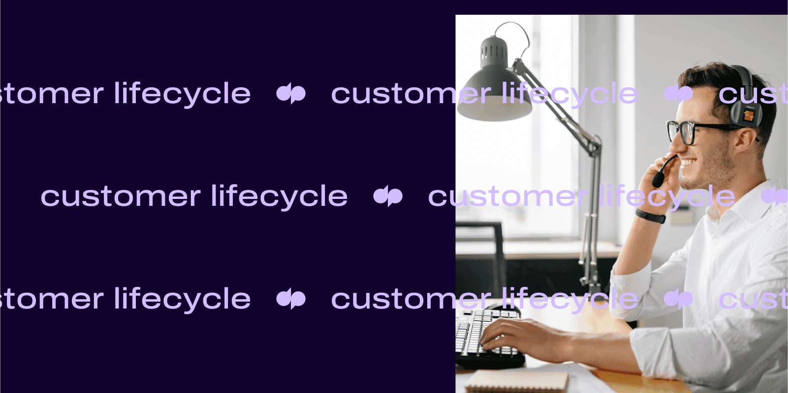 Customer lifecycle Header