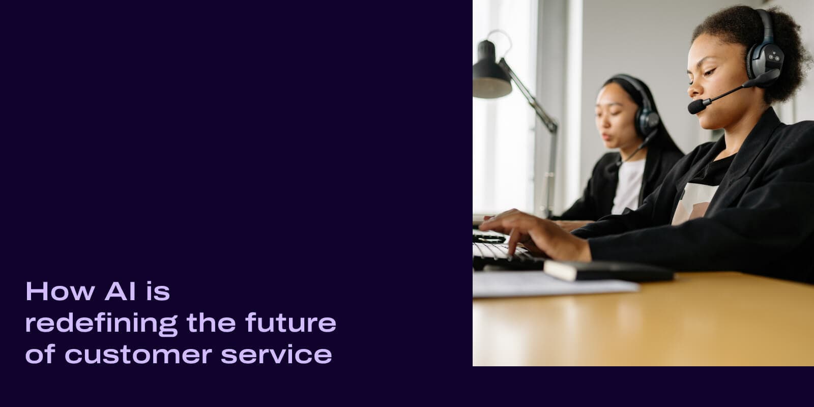 Ai customer service header