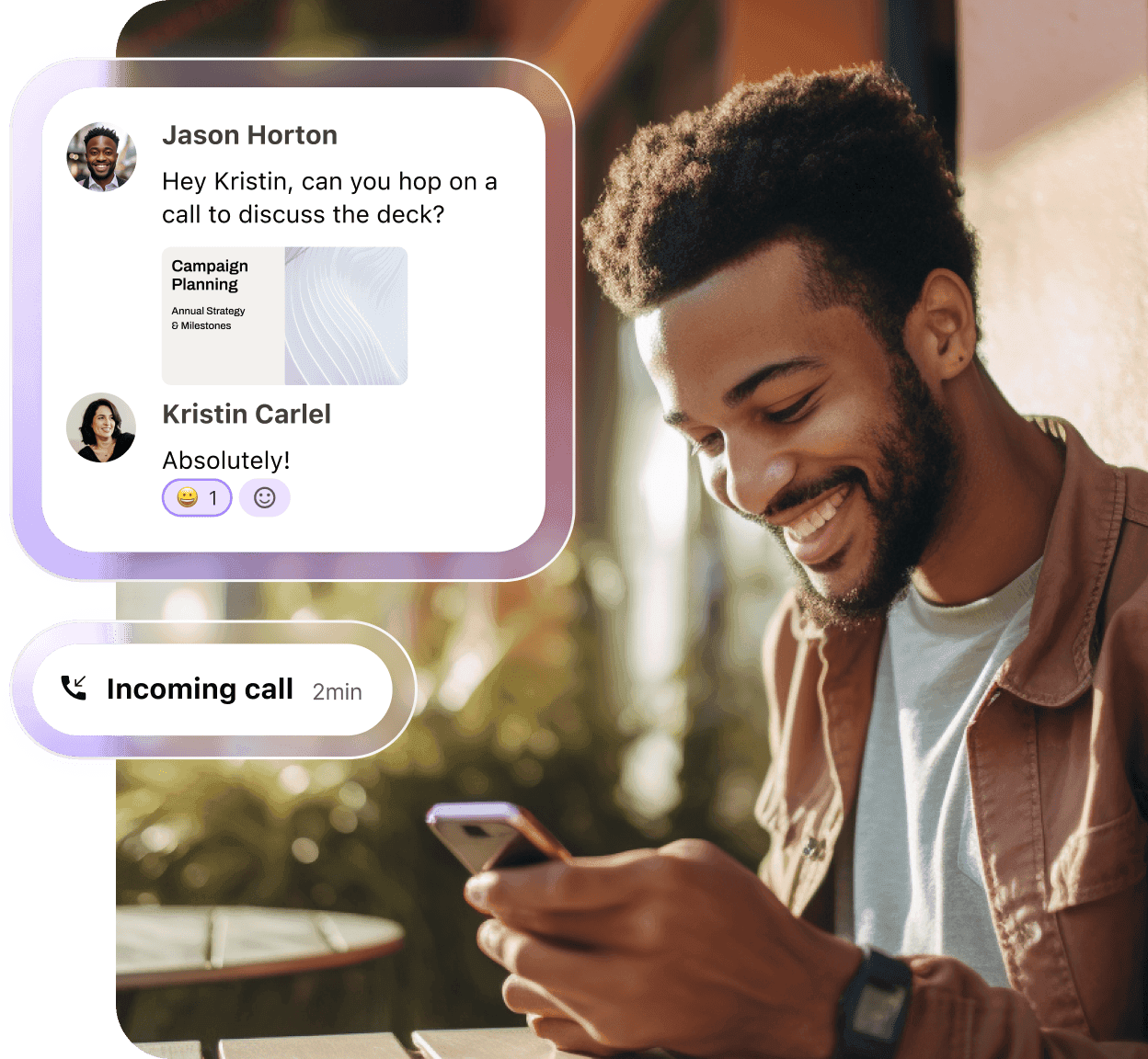 screenshot of Ai Messaging