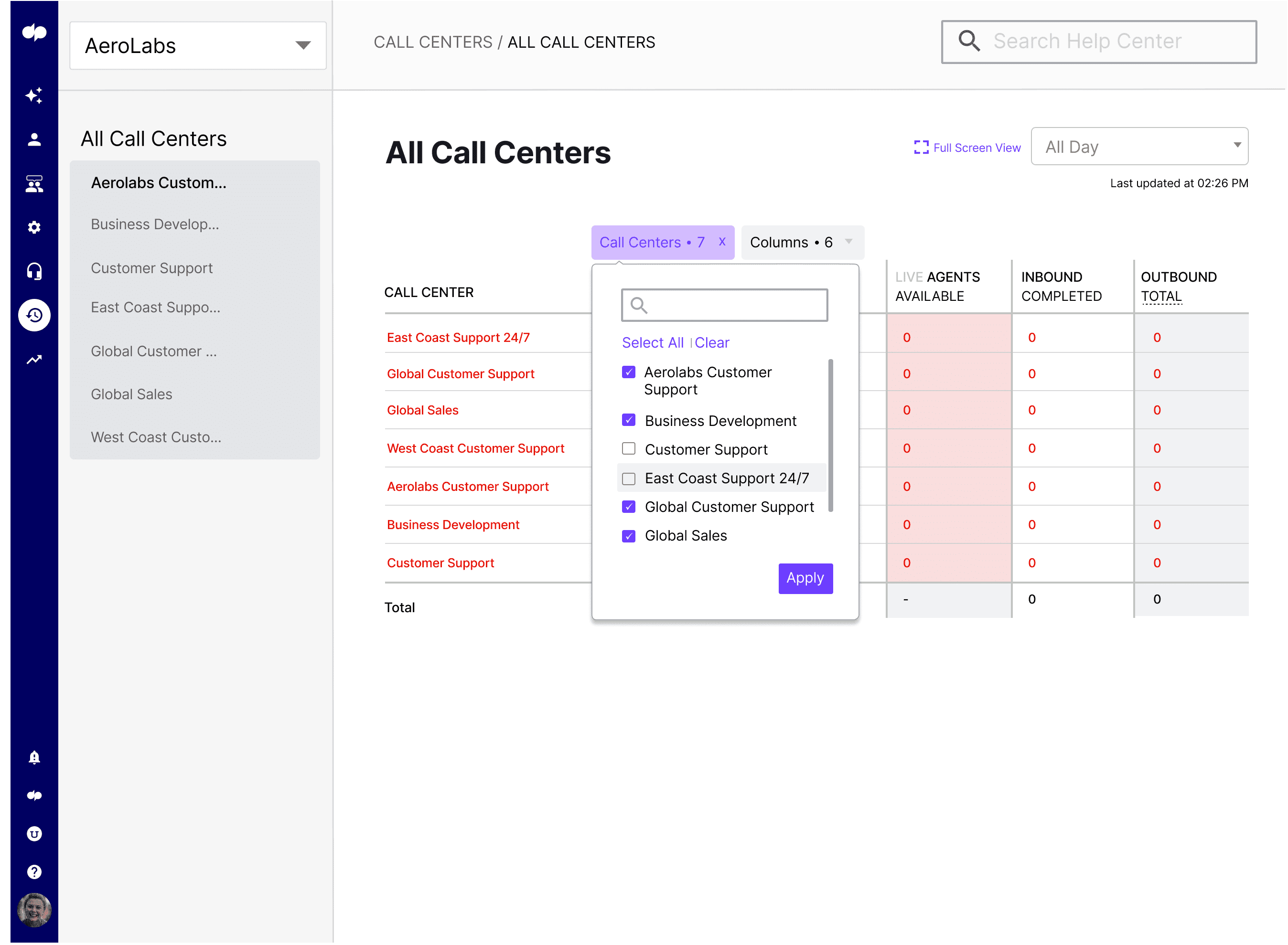 Dialpads wallboards