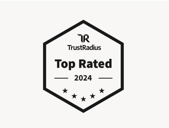 Top Rated 2024 TrustRadius badge