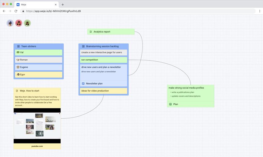 Weje product ui