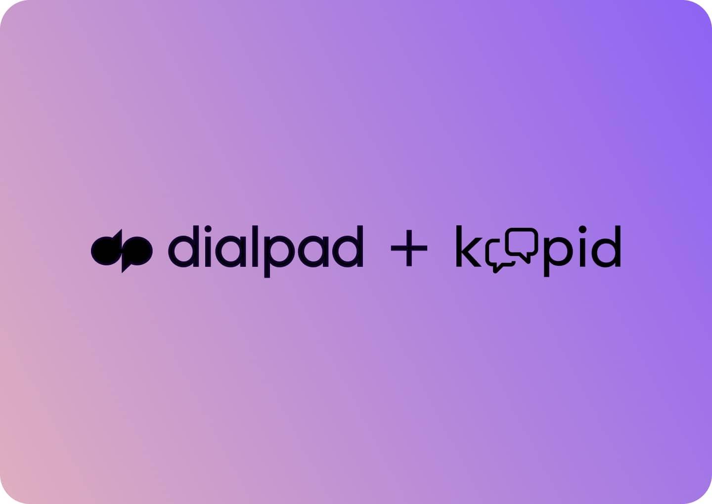 Dialpad and Koopid logos