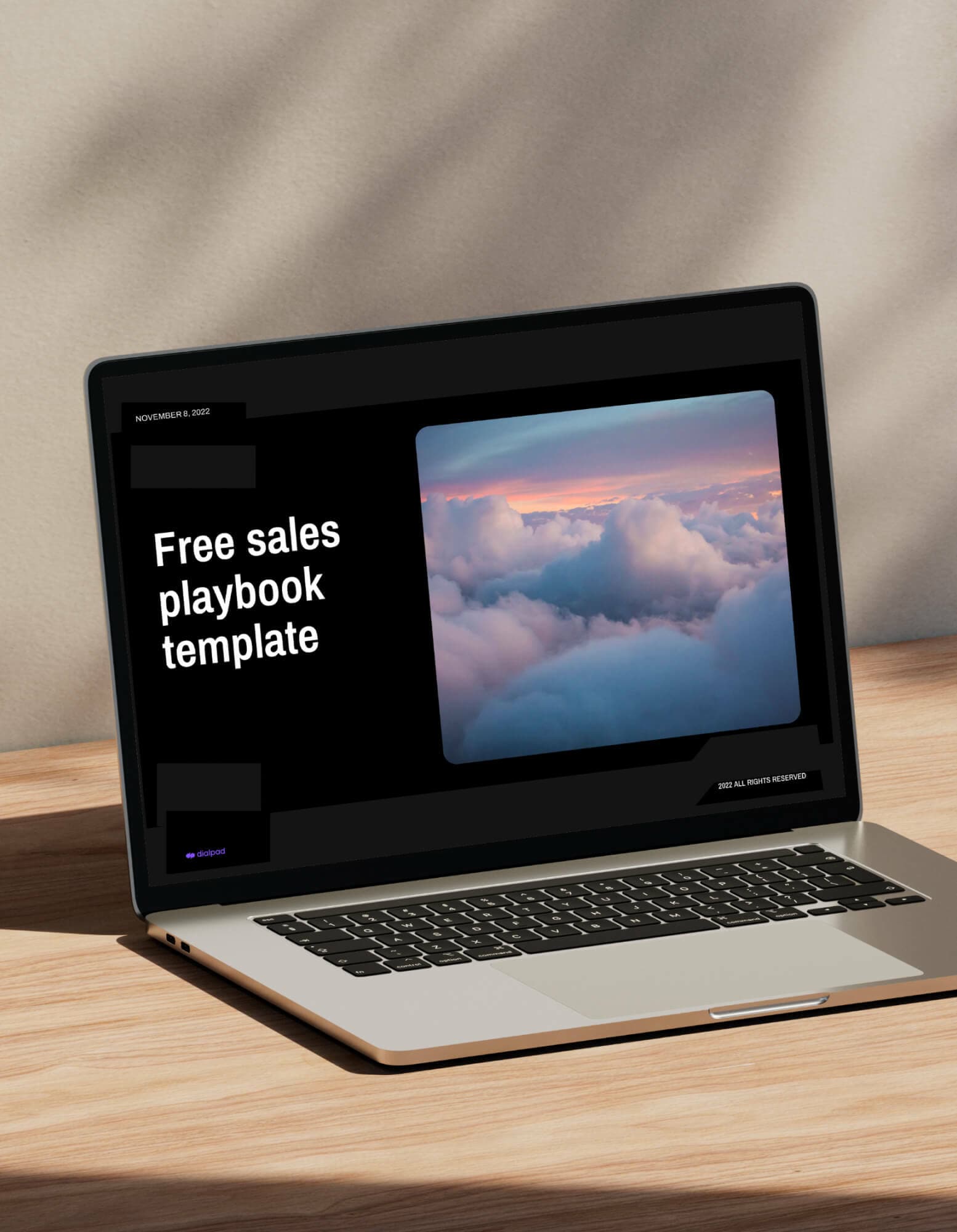 Free sales playbook template hero