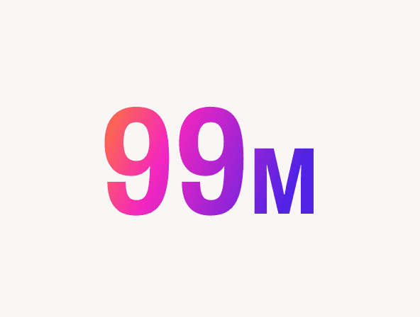 99 millions