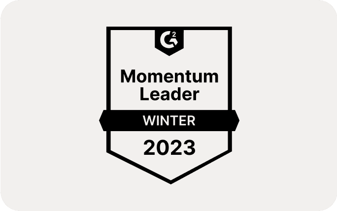 G2 Momentum Leader Winter 2023 UCAAS