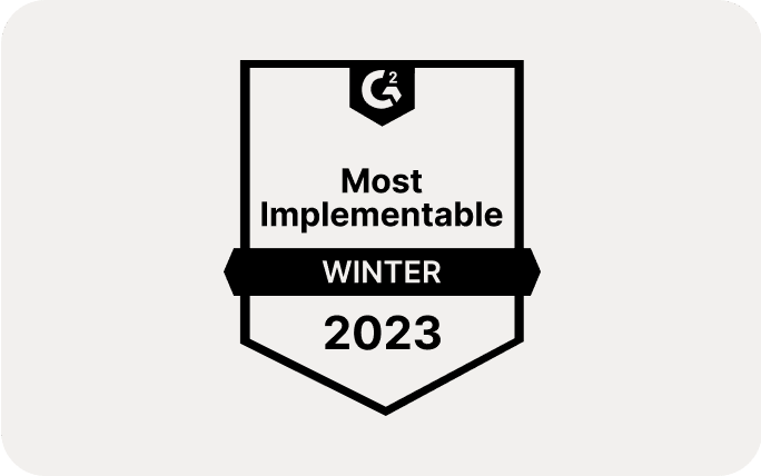 G2 Most Implementable Winter 2023 UCAAS