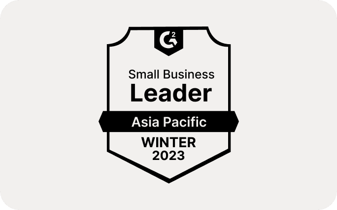 G2 Small Business Leader Asia Pacific Winter 2023 UCAAS