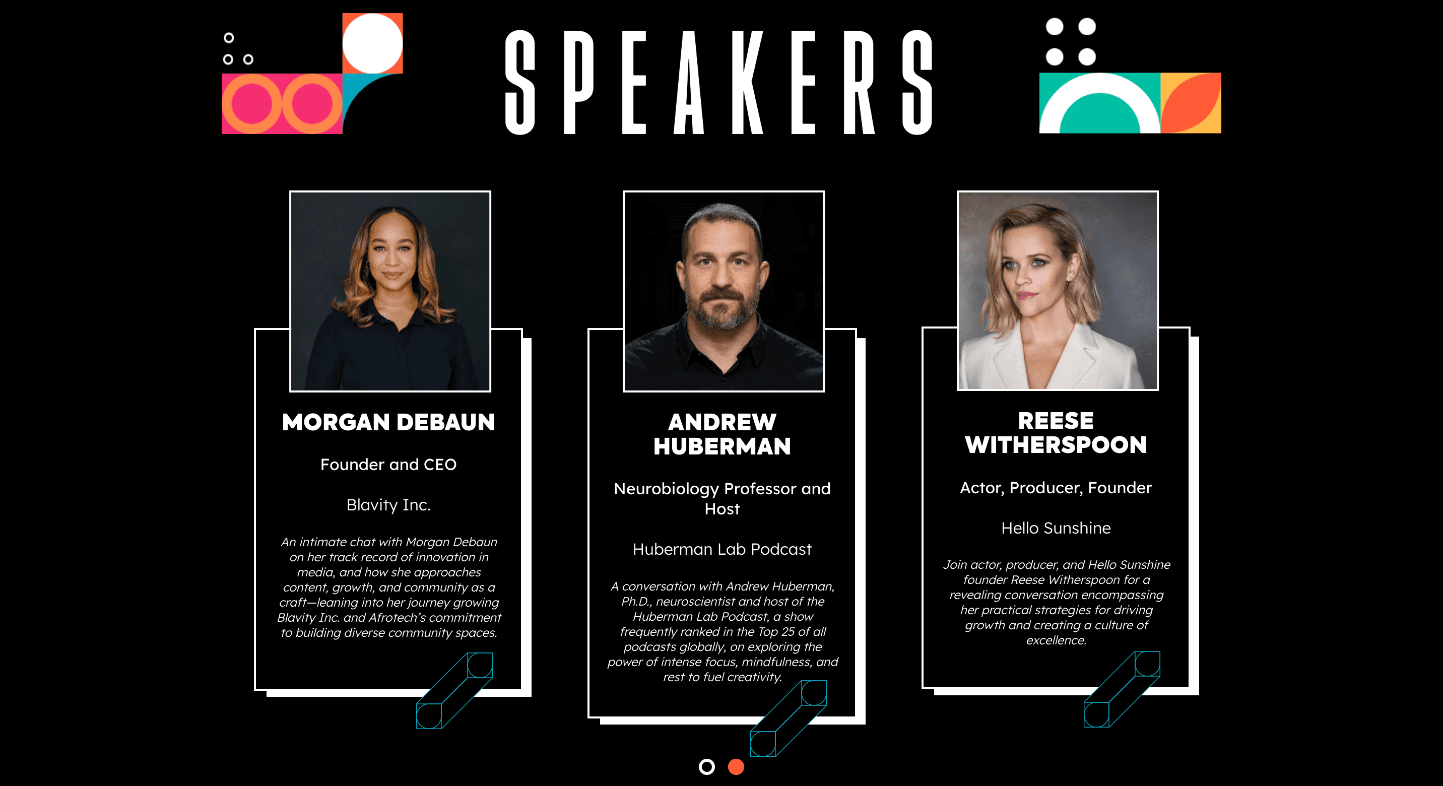 Showcase speakers