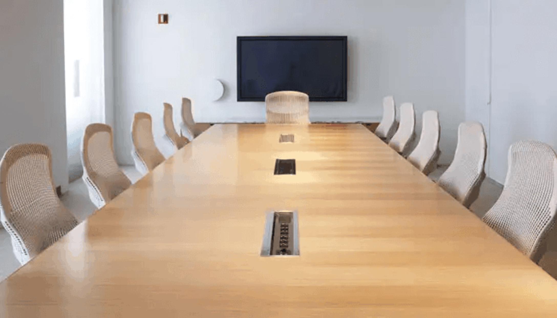 Video conferencing room setup example