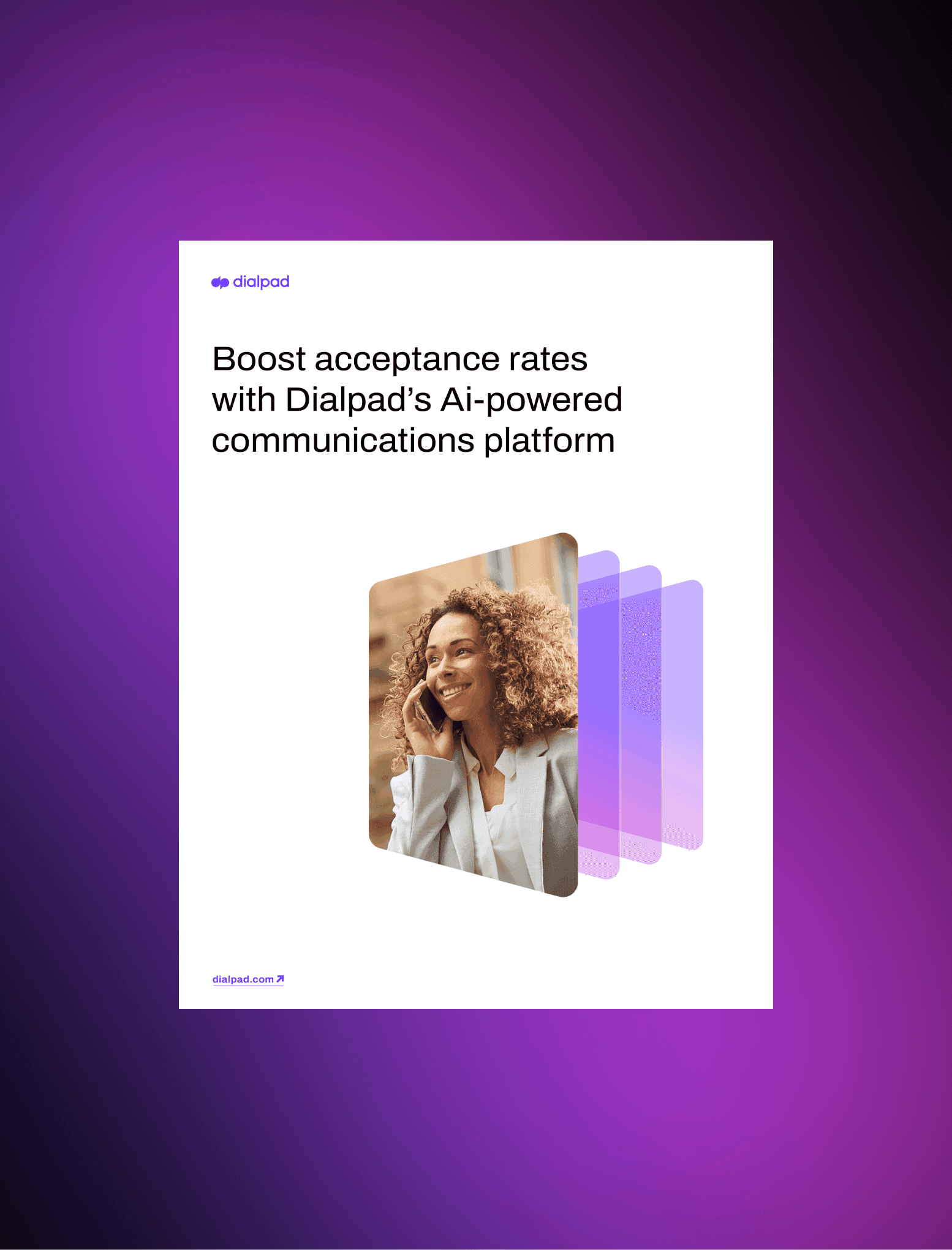 Boost acceptance rates with Dialpad platform hero image