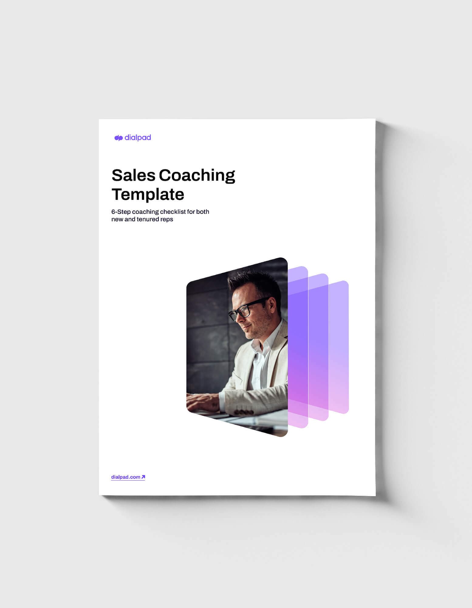 Screenshot of the The Sales Coaching Template cover