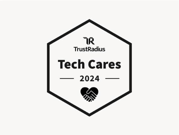 Tech Cares badge