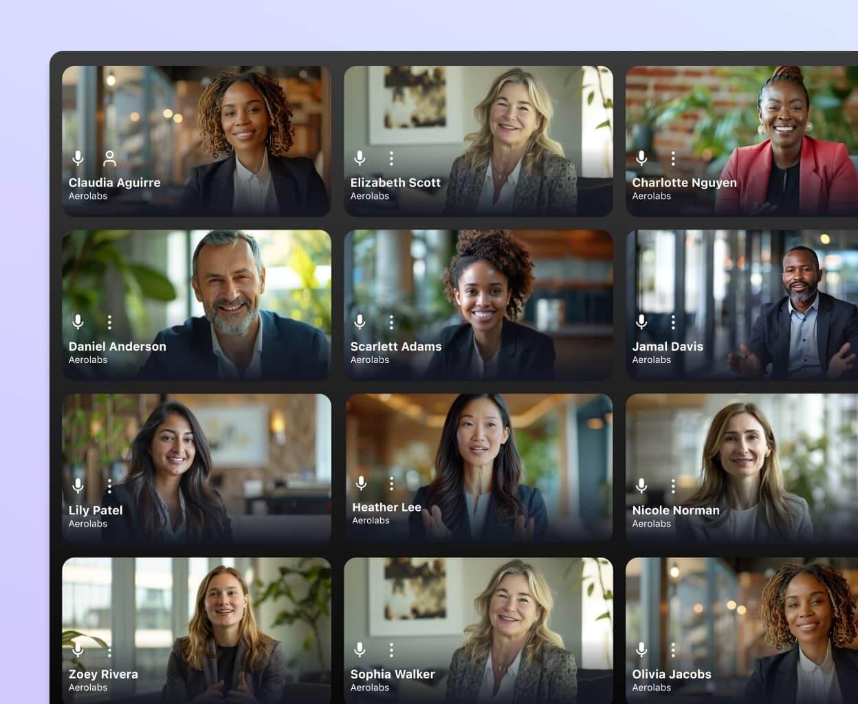 Screenshot of Dialpad Ai Meetings video conferencing feature