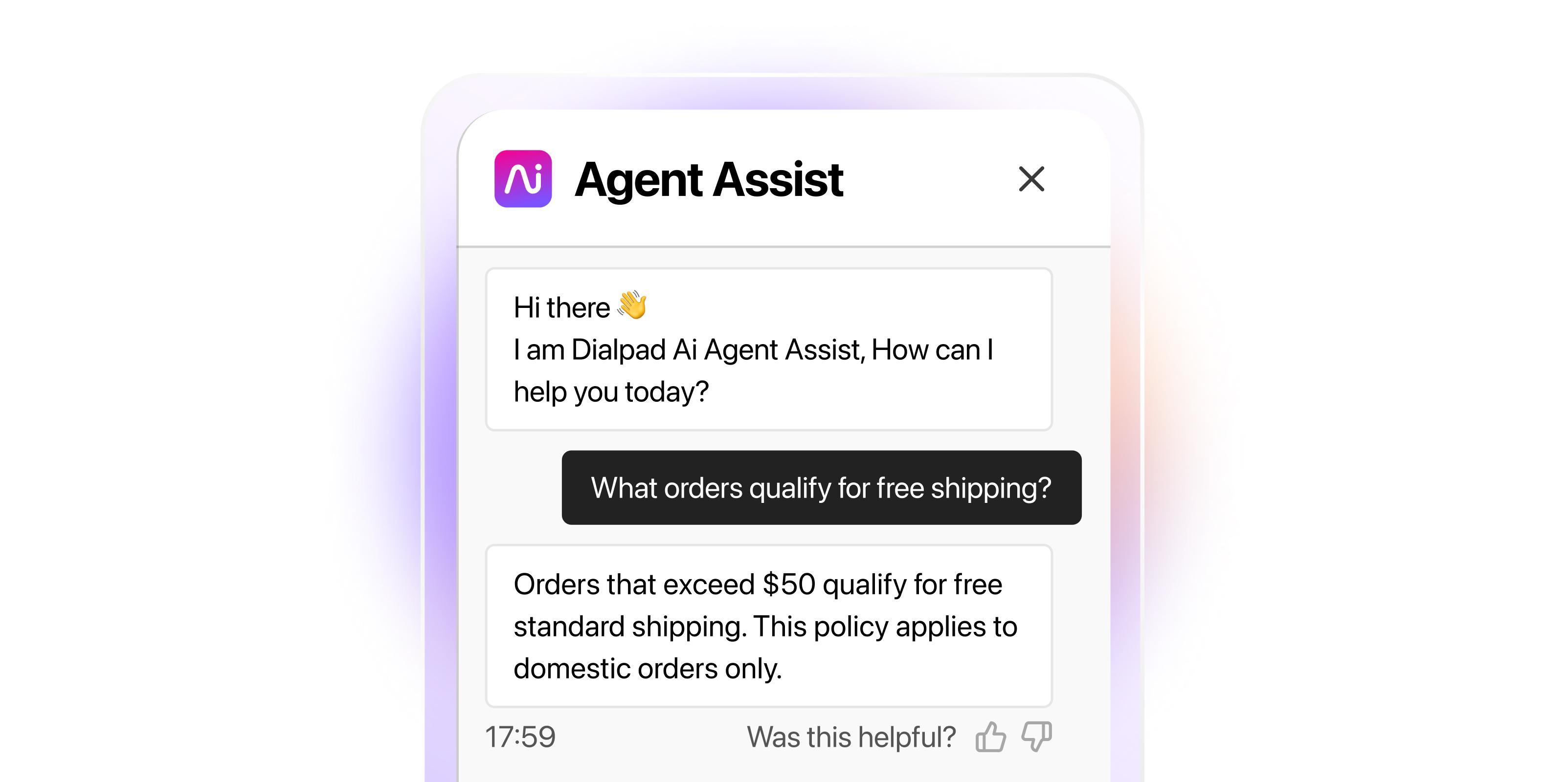 Ai Agent Assist Header