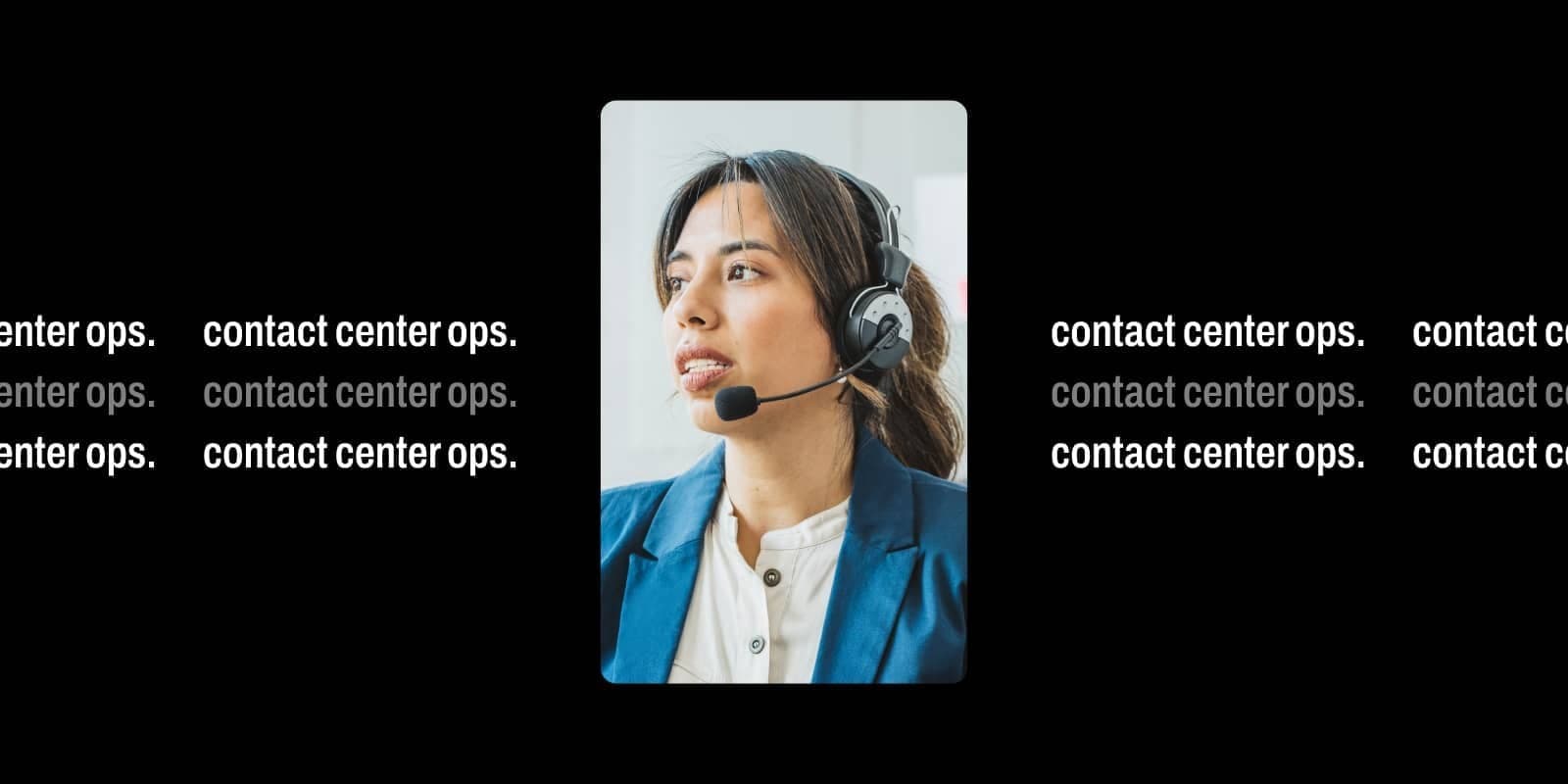 Contact Center Operations Header