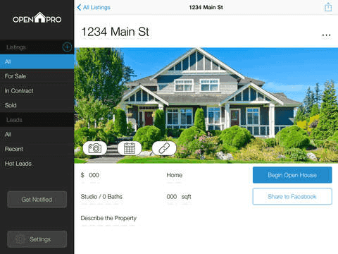 Open Home Pro real estate software