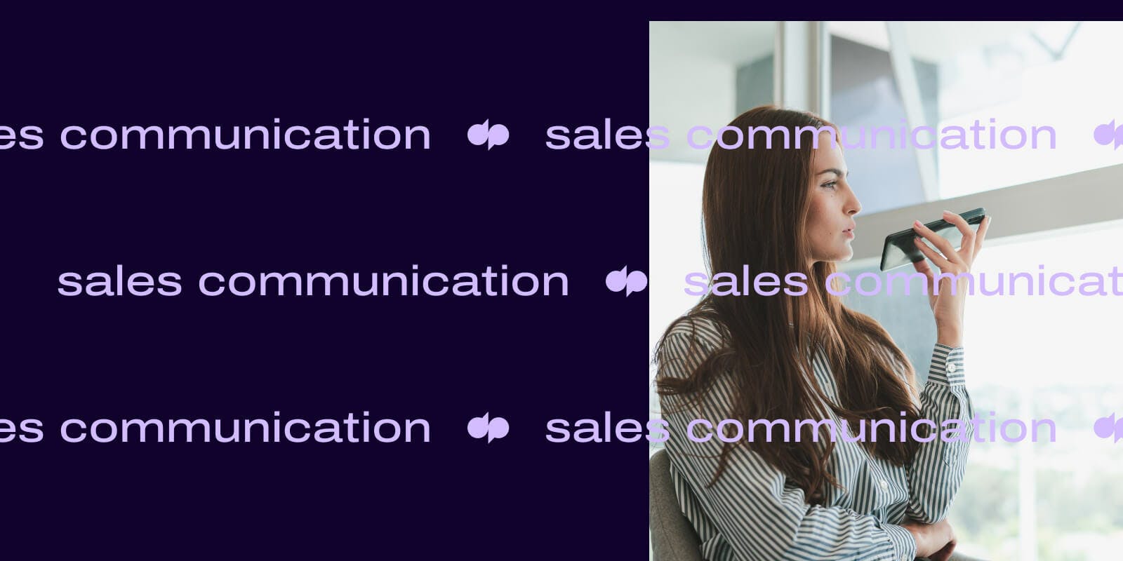 How to improve sales communication header