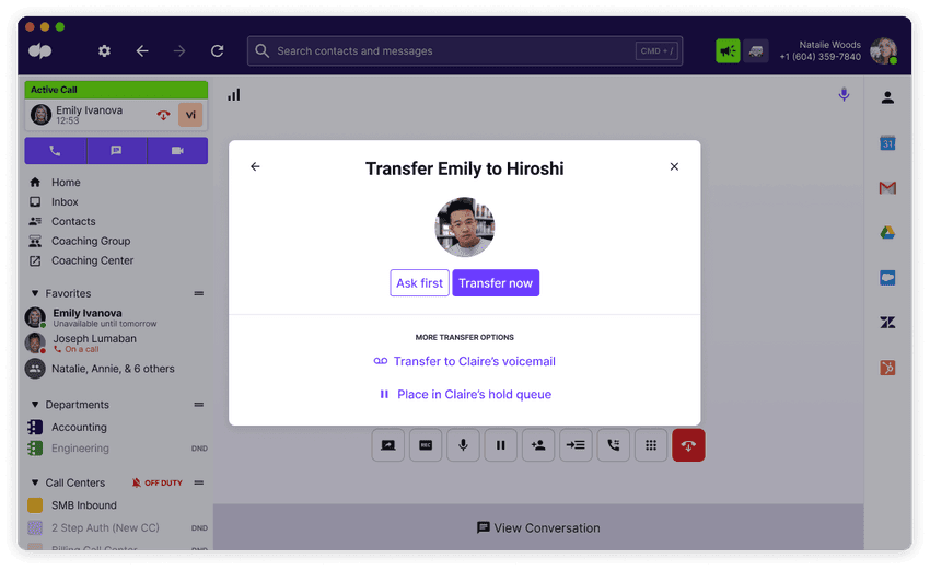 Ask to transfer call blog size