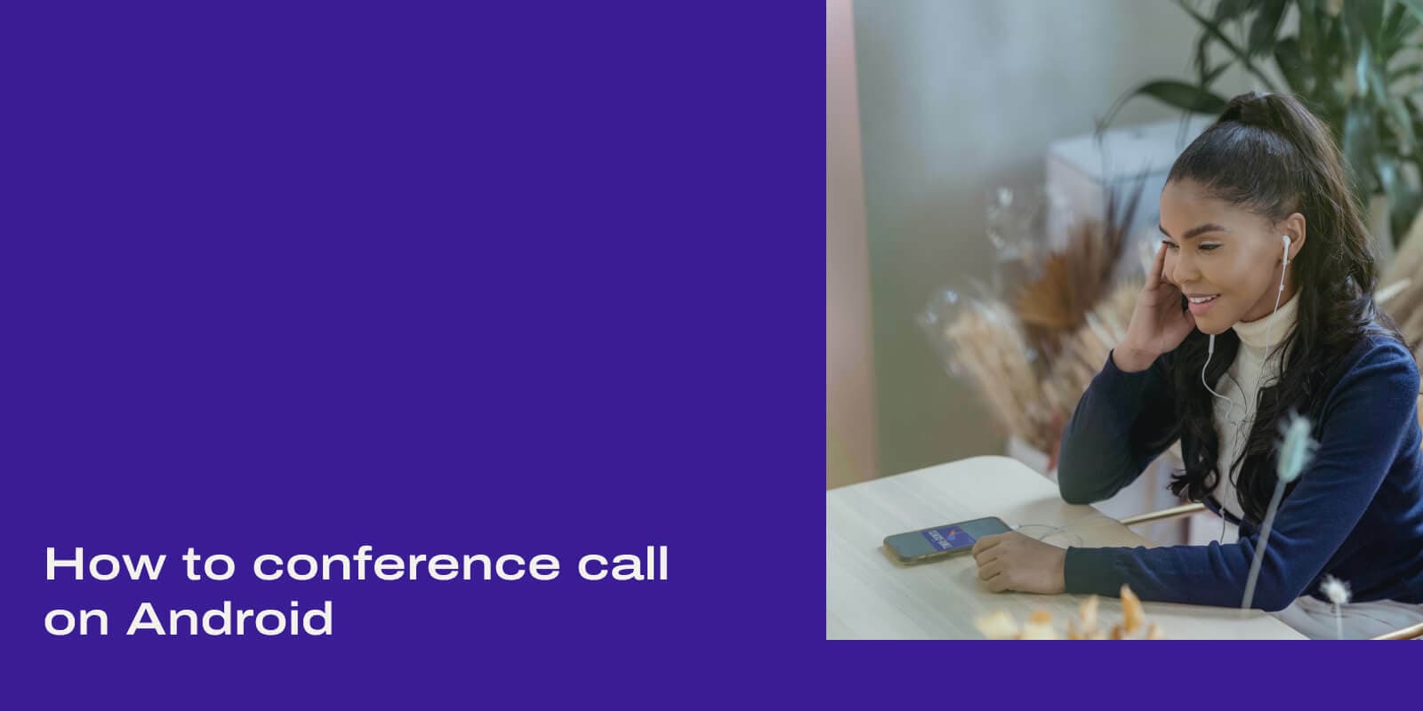 Conference call on Android header