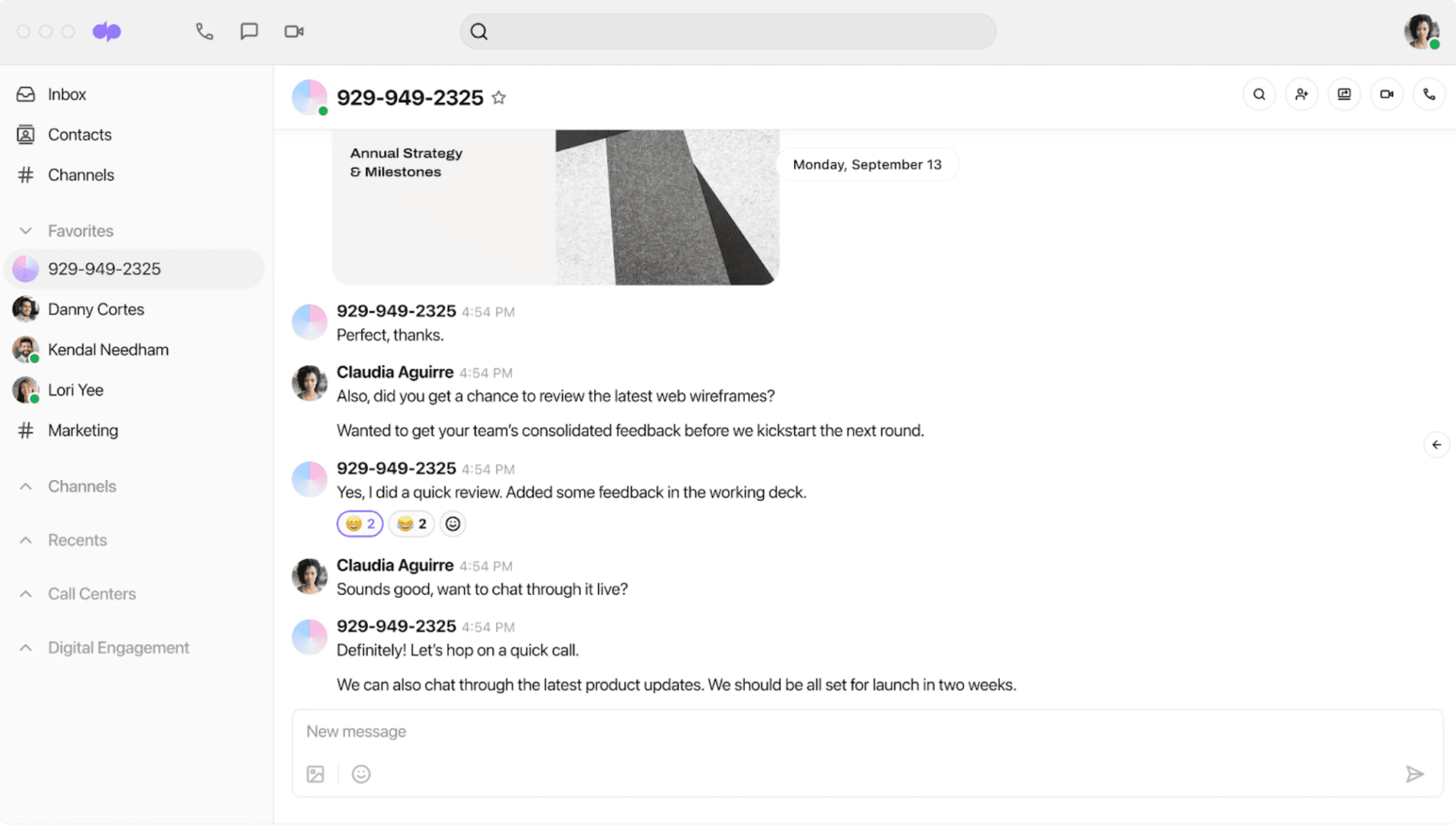 team messaging