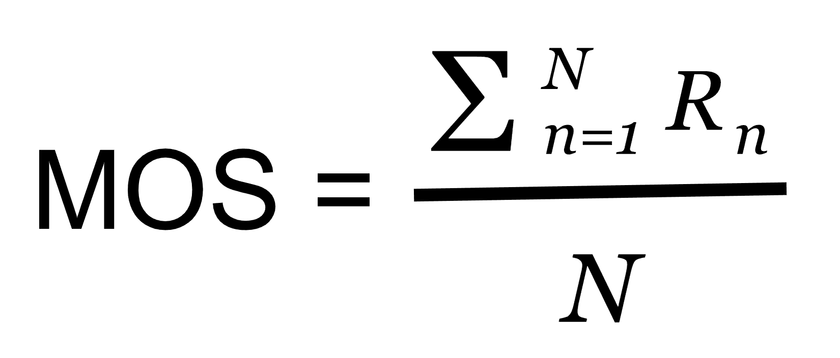 Mos formula
