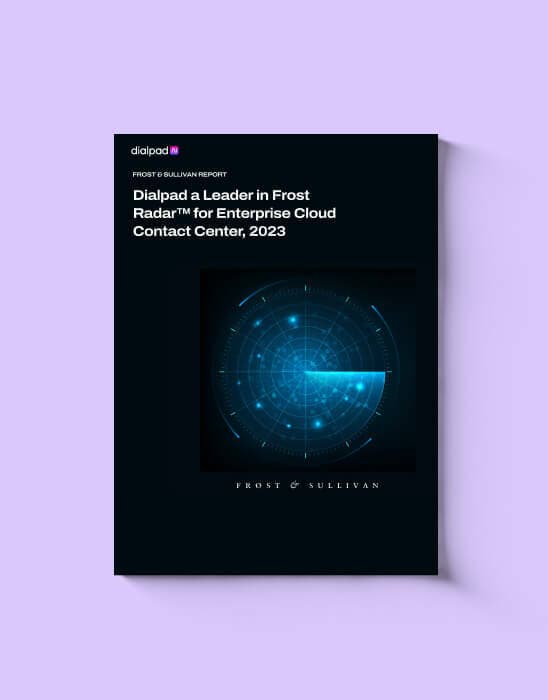 Dialpad a Leader in Frost Radar for Enterprise Cloud Contact Center grid card image