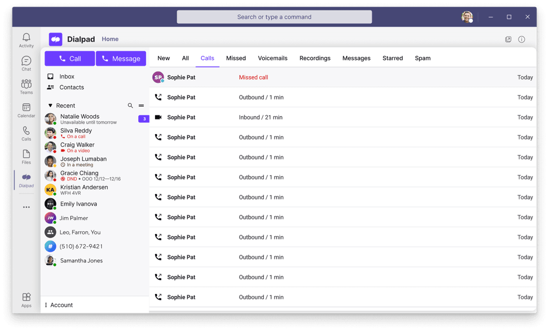 Microsoft Teams Integration Dialpad